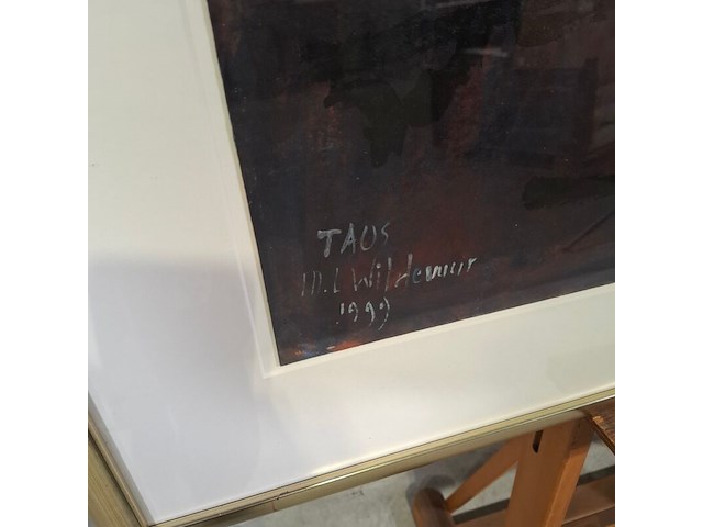 Acryl op papier, maya wildevuur, taos - afbeelding 4 van  7