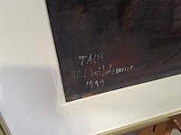 Acryl op papier, maya wildevuur, taos - afbeelding 4 van  7