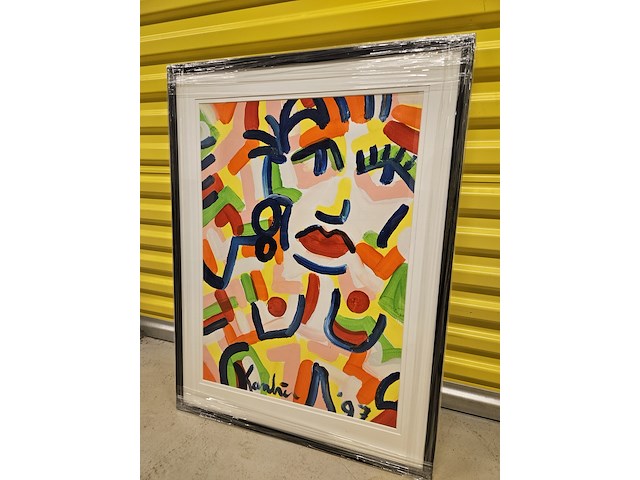 Acryl schilderij, jacob kanbier, 1997 - afbeelding 1 van  3