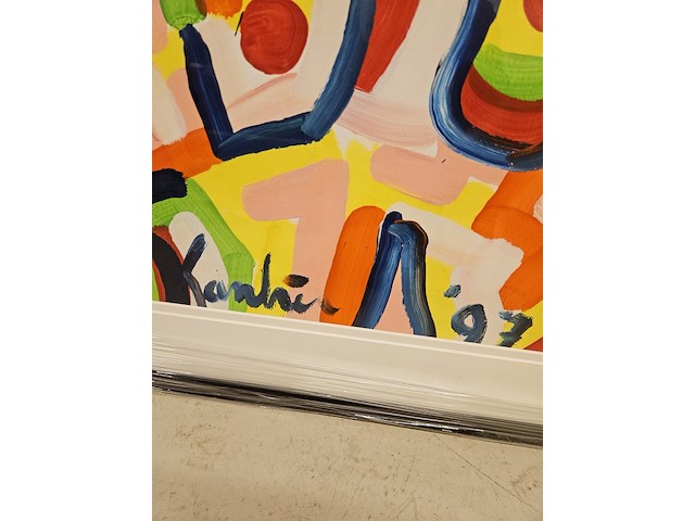 Acryl schilderij, jacob kanbier, 1997 - afbeelding 2 van  3