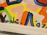 Acryl schilderij, jacob kanbier, 1997 - afbeelding 2 van  3