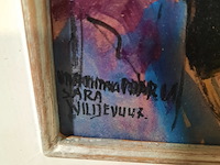 Acryl schilderij, maya wildevuur (1944-2023), mama maria - afbeelding 6 van  9