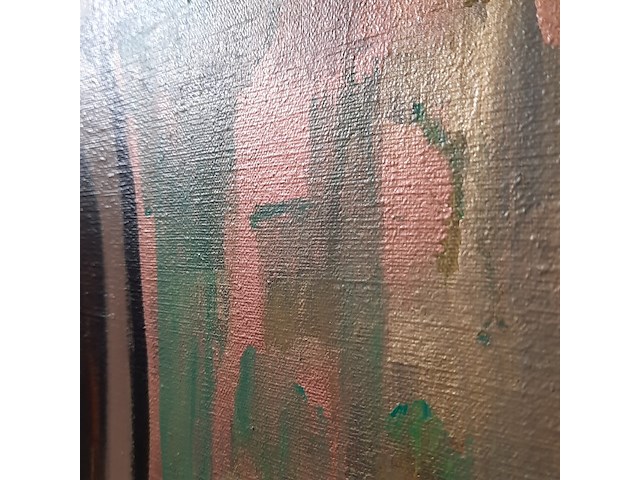 Acryl schilderij, maya wildevuur, 1989 - afbeelding 7 van  9