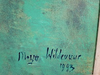 Acryl schilderij, maya wildevuur, 1992 - afbeelding 4 van  7