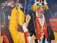 Acryl schilderij, maya wildevuur, 1992 - afbeelding 5 van  7