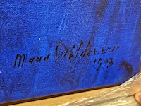 Acryl schilderij, maya wildevuur, 1993 - afbeelding 6 van  6