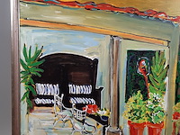 Acryl schilderij, maya wildevuur, 1996 - afbeelding 3 van  9