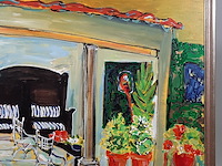 Acryl schilderij, maya wildevuur, 1996 - afbeelding 4 van  9