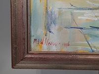 Acryl schilderij, maya wildevuur, 1996 - afbeelding 6 van  9