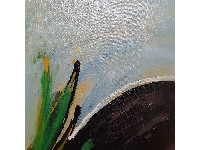 Acryl schilderij, maya wildevuur, 1996 - afbeelding 7 van  9