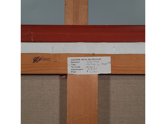 Acryl schilderij, maya wildevuur, 1996 - afbeelding 9 van  9