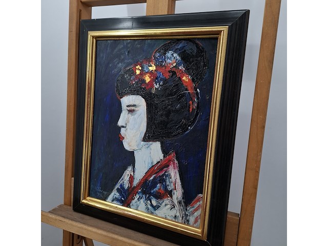 Acryl schilderij, maya wildevuur, 1996 - afbeelding 8 van  11