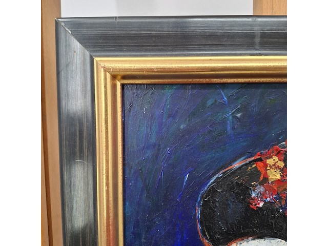 Acryl schilderij, maya wildevuur, 1996 - afbeelding 10 van  11