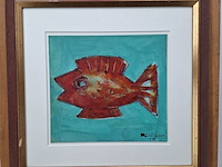 Acryl schilderij, maya wildevuur, 1998 - afbeelding 4 van  11