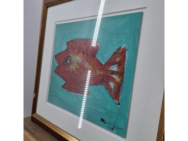 Acryl schilderij, maya wildevuur, 1998 - afbeelding 9 van  11