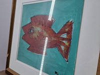 Acryl schilderij, maya wildevuur, 1998 - afbeelding 9 van  11