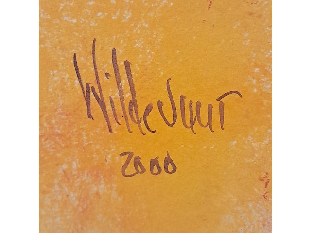 Acryl schilderij, maya wildevuur, 2000 - afbeelding 5 van  9
