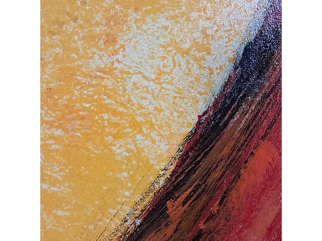 Acryl schilderij, maya wildevuur, 2000 - afbeelding 6 van  9