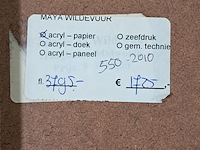 Acryl schilderij, maya wildevuur, 2000 - afbeelding 9 van  9