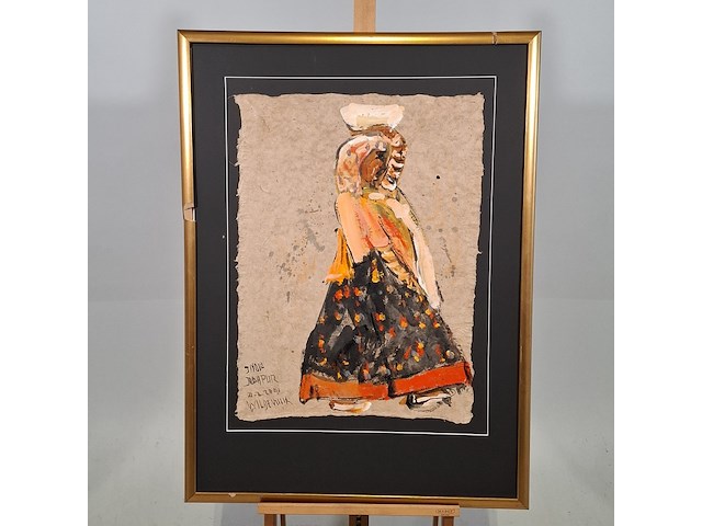 Acryl schilderij, maya wildevuur, 2002 - afbeelding 2 van  9