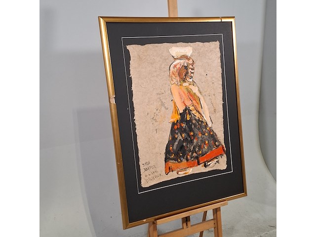 Acryl schilderij, maya wildevuur, 2002 - afbeelding 3 van  9