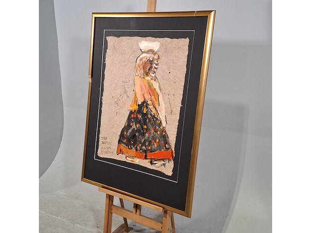 Acryl schilderij, maya wildevuur, 2002 - afbeelding 4 van  9