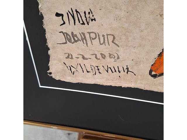 Acryl schilderij, maya wildevuur, 2002 - afbeelding 6 van  9