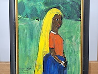 Acryl schilderij, maya wildevuur, 2005 - afbeelding 3 van  10