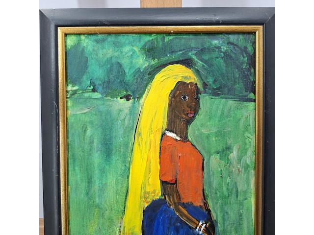 Acryl schilderij, maya wildevuur, 2005 - afbeelding 4 van  10