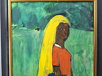 Acryl schilderij, maya wildevuur, 2005 - afbeelding 4 van  10