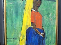 Acryl schilderij, maya wildevuur, 2005 - afbeelding 5 van  10