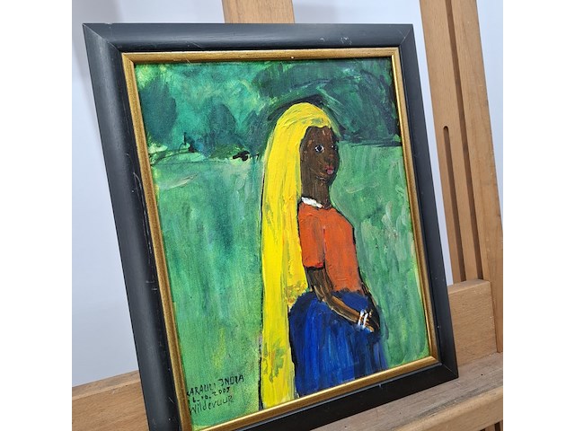 Acryl schilderij, maya wildevuur, 2005 - afbeelding 8 van  10