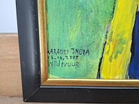 Acryl schilderij, maya wildevuur, 2005 - afbeelding 6 van  10