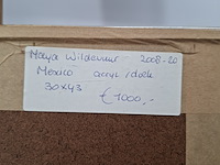 Acryl schilderij, maya wildevuur, 2008 - afbeelding 2 van  10