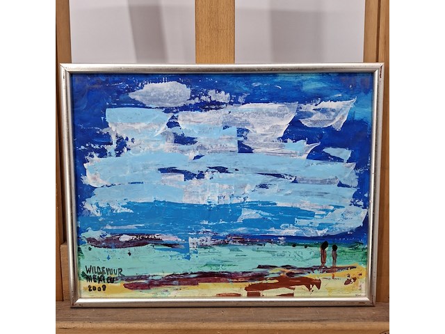 Acryl schilderij, maya wildevuur, 2008 - afbeelding 3 van  10