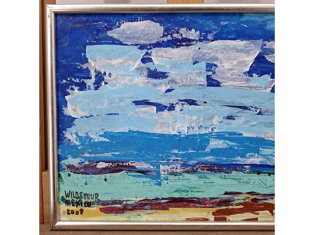 Acryl schilderij, maya wildevuur, 2008 - afbeelding 4 van  10