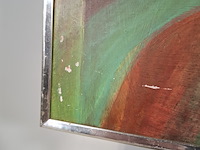 Acryl schilderij, maya wildevuur, abstract, 1974 - afbeelding 2 van  14