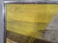 Acryl schilderij, maya wildevuur, abstract, 1974 - afbeelding 14 van  14