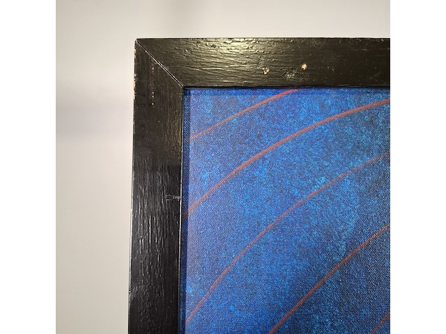 Acryl schilderij, maya wildevuur, abstract, 1992 - afbeelding 5 van  8