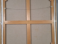 Acryl schilderij, maya wildevuur, abstract, 1992 - afbeelding 6 van  8