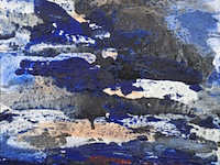 Acryl schilderij, maya wildevuur, abstract, 1993 - afbeelding 1 van  8