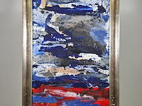 Acryl schilderij, maya wildevuur, abstract, 1993 - afbeelding 3 van  8