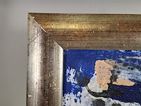 Acryl schilderij, maya wildevuur, abstract, 1993 - afbeelding 6 van  8