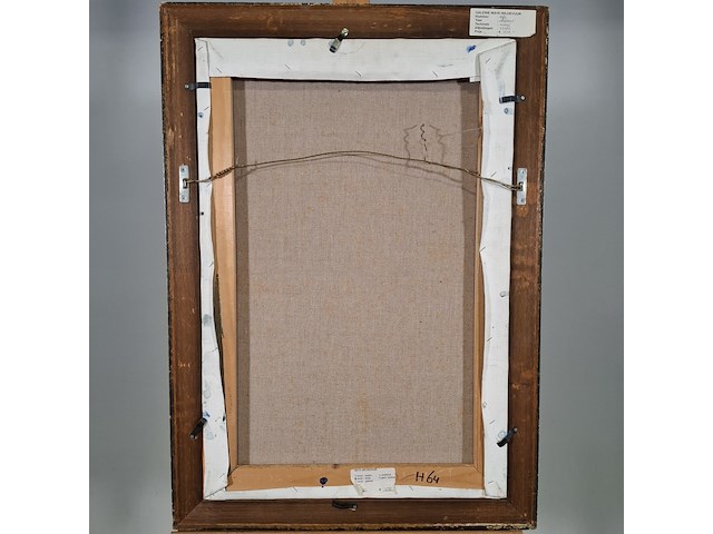 Acryl schilderij, maya wildevuur, abstract, 1993 - afbeelding 7 van  8