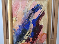 Acryl schilderij, maya wildevuur, abstract, 1994 - afbeelding 4 van  11