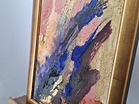 Acryl schilderij, maya wildevuur, abstract, 1994 - afbeelding 9 van  11