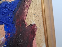 Acryl schilderij, maya wildevuur, abstract, 1994 - afbeelding 10 van  11