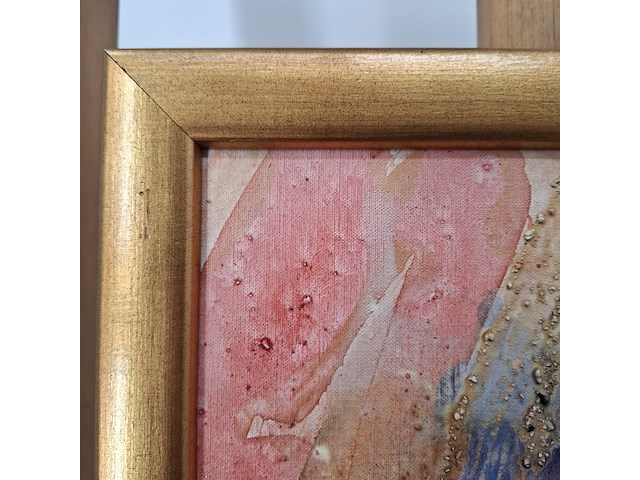 Acryl schilderij, maya wildevuur, abstract, 1994 - afbeelding 11 van  11