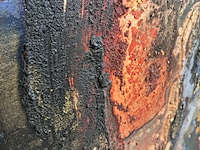 Acryl schilderij, maya wildevuur, abstract, 1994 - afbeelding 6 van  8
