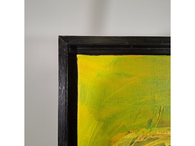 Acryl schilderij, maya wildevuur, abstract, 1995 - afbeelding 2 van  13